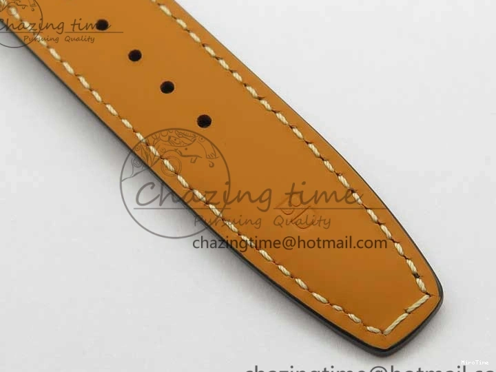 MIROTIME 0129 Elegant Portugieser Perpetual Calendar IW503302 RG V9F 1:1 Best Edition Gray Dial on Black Leather Strap A 7096